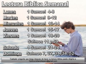 Lectura Biblica Semanal CCH #15