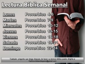 Lectura Biblica Semanal CCH #23
