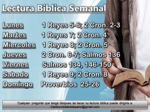 Lectura Biblica Semanal CCH #24