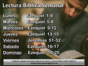 Lectura Biblica Semanal CCH #35