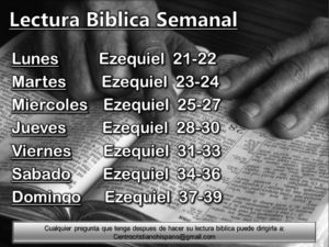 Lectura Biblica Semanal CCH #36