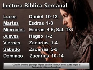 Lectura Biblica Semanal CCH #38