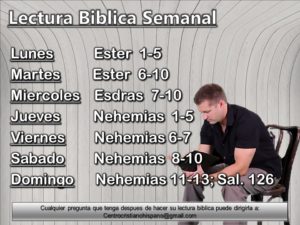 Lectura Biblica Semanal CCH #39