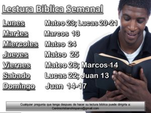 Lectura Biblica Semanal CCH #45