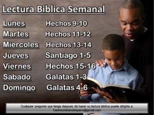 Lectura Biblica Semanal CCH #47