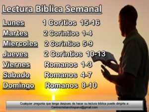 Lectura Biblica Semanal CCH #49