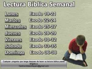 Lectura Biblica Semanal CCH #6