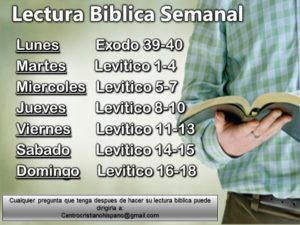 Lectura Biblica Semanal CCH #7